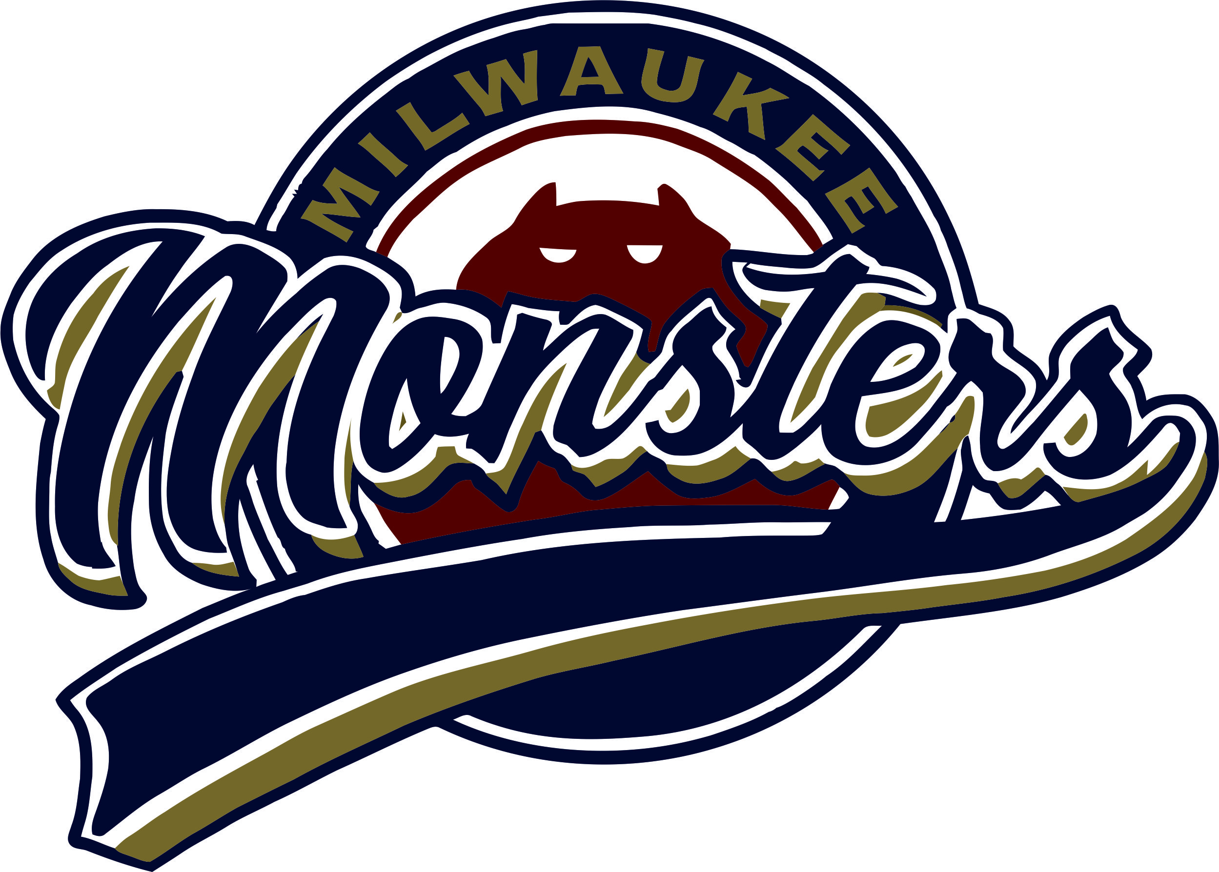 Milwaukee Brewers Monsters Logo iron on transfers